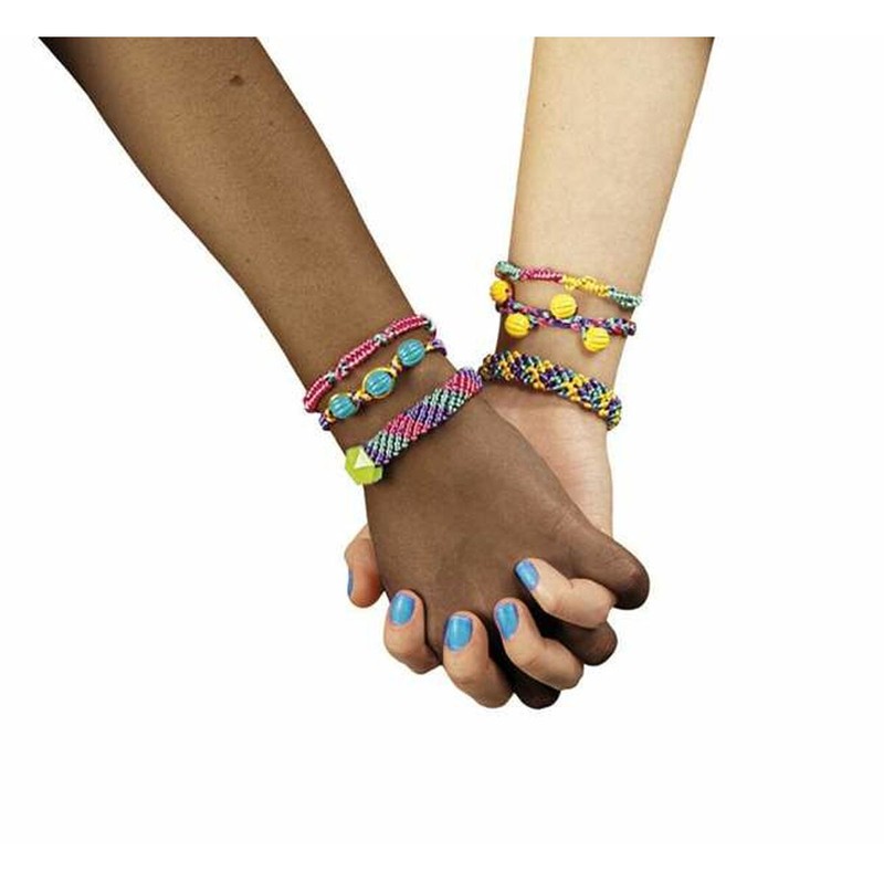Kit pulseras abalorios para actividad creativa de niñas +7 años