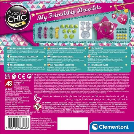 Regalo manualidades originales: kit creación pulseras Clementoni