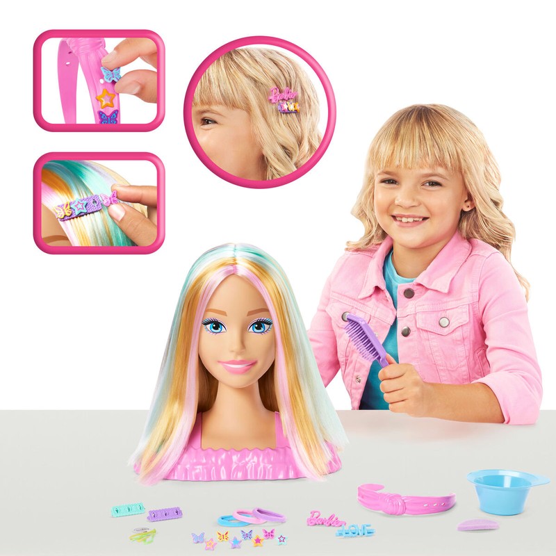 Bloques apilables bebé: Muñeca Barbie para desarrollo de habilidades tempranas