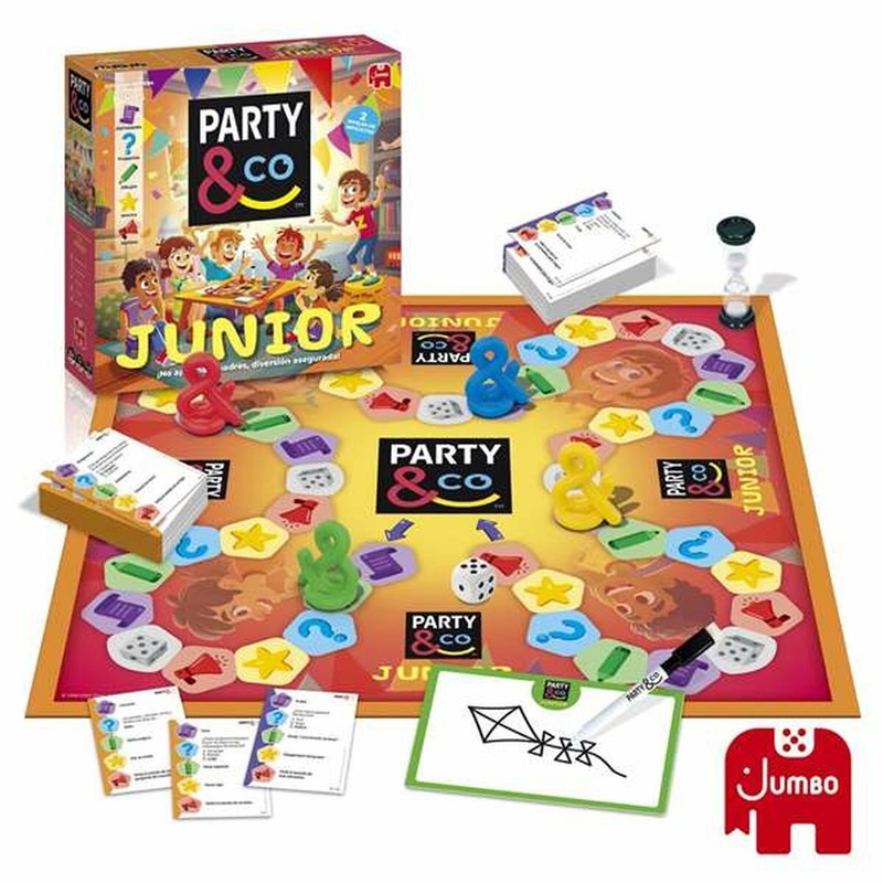 Preparando una partida de Party Co, el juego de mesa ideal para fiestas