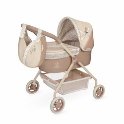 Carrito para muñecas Decuevas en acción, fomentando el juego simbólico.