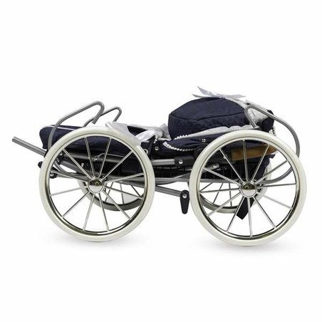 Detalle del carrito de muñecas Decuevas, estructura de metal resistente