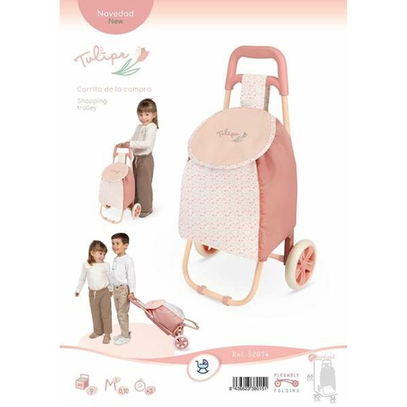 Carrito supermercado infantil con diseño realista