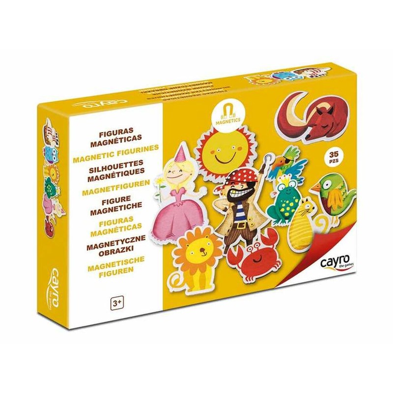 Juguetes construcción niños: juego educativo Cayro con 36 piezas magnéticas