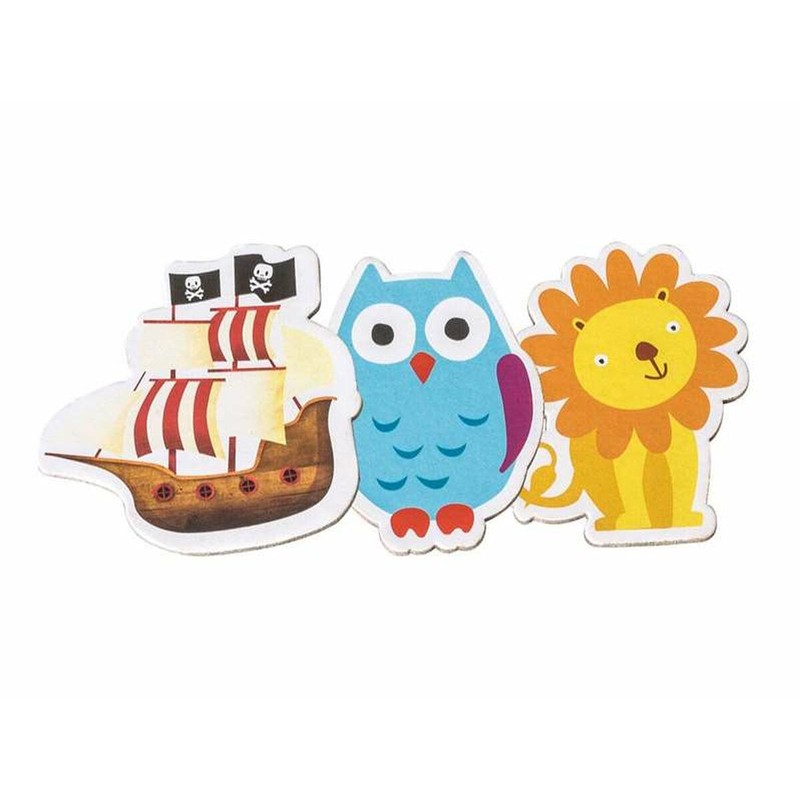Set construcción educativo para niños: figuras magnéticas multicolor Cayro