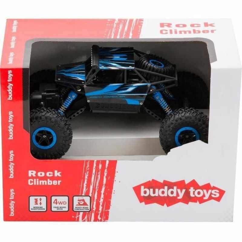 Coche teledirigido todoterreno 4x4 escalando