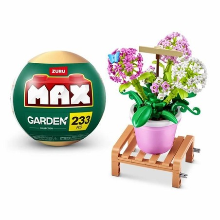 Juguetes construcción niños Zuru Garden montando una planta