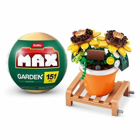 Set construcción educativo Zuru Garden con varias plantas creadas