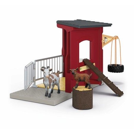 Escenarios de juego con set granja Schleich