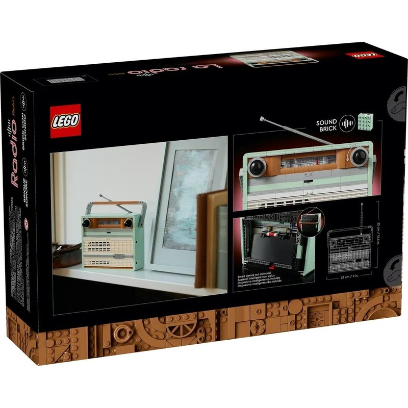 Perspectiva lateral del LEGO 10334 - Arte de la construcción