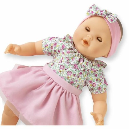 Detalle de Muñeca bebé Corolle y set construcción educativo