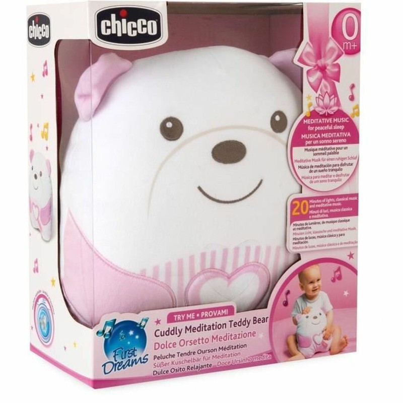 Peluche Chicco Rosa para juguete construcción motricidad fina