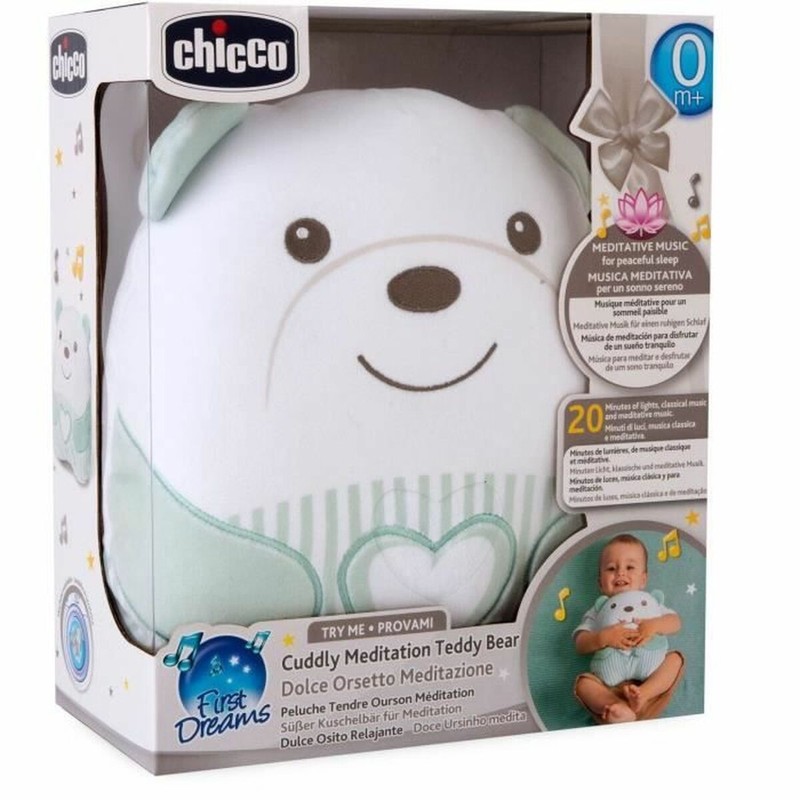 Peluche suave lavable con sonidos, ideal para el desarrollo temprano del bebé