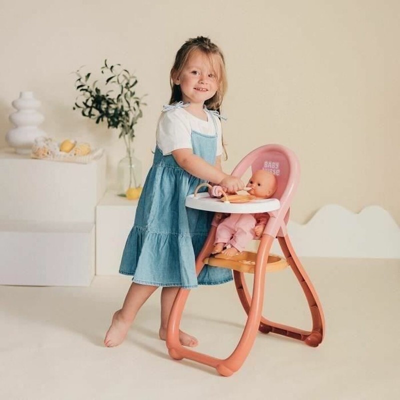 Detalle de Playset Smoby Baby Nurse Trona, ideal para niños +3 años