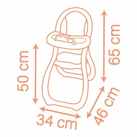 Accesorios para trona de muñecas Smoby, juego de imitación para niños