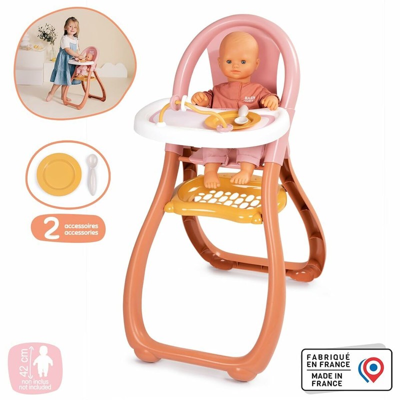 Diseño ergonómico de la Trona Smoby, ideal para manos pequeñas