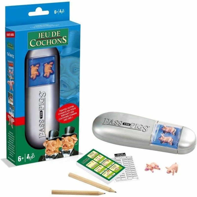 Juegos de mesa para niños Winning Moves con cerdos de lanzamiento