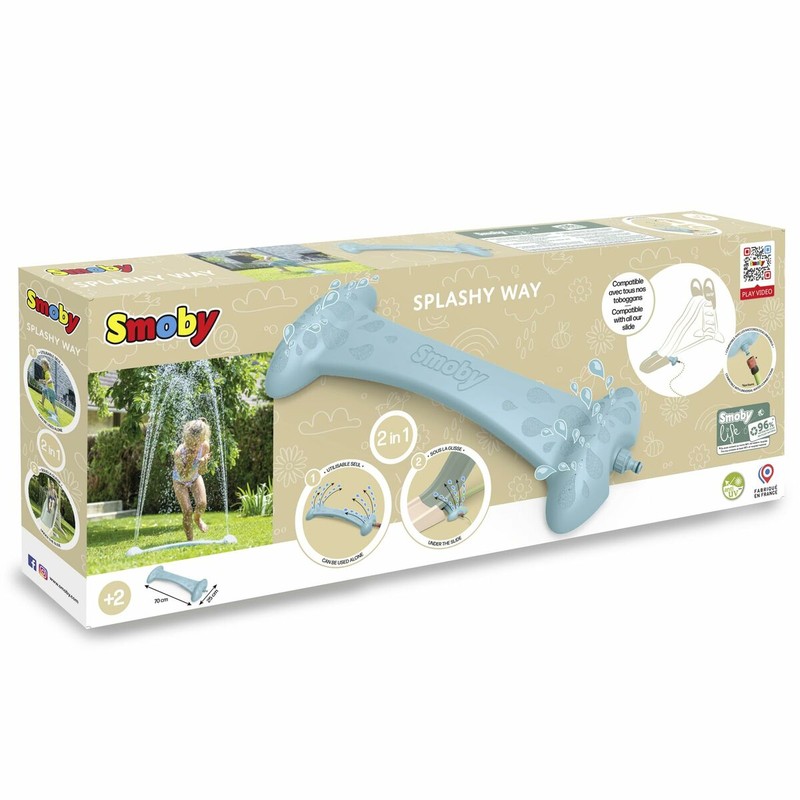 Bloques construcción infantiles en tobogán Smoby