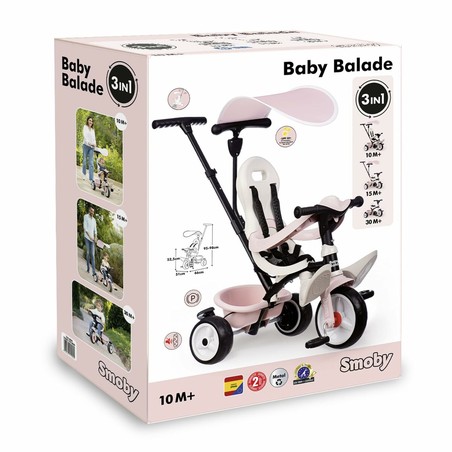 Triciclo evolutivo Smoby para primeros paseos