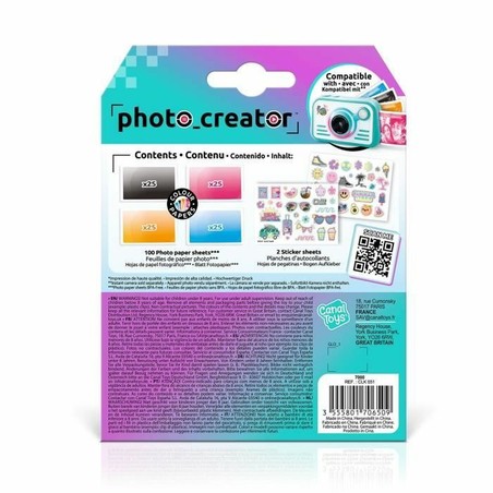 Accesorios cámara niños: recambio papel fotográfico Creator