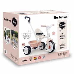 Triciclo Smoby Be Move Rosa para niños de 1 año 2