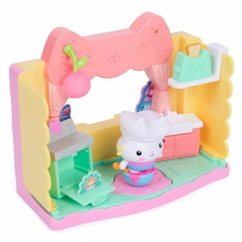 Set de cocina niños Gabby's Dollhouse en acción