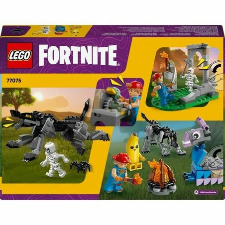 bloques construcción infantiles LEGO Fortnite Campamento Plátano y Mecánico