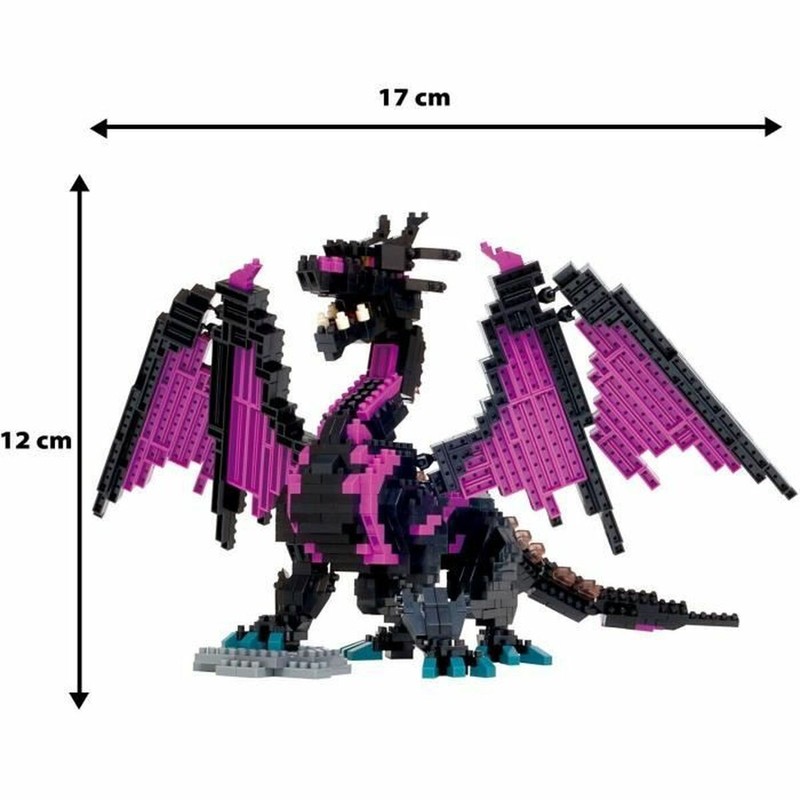 Colección NANOBLOCK Bandai: Dragón Deluxe terminado