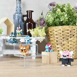 Juguetes construcción niños: Pack NANOBLOCK Pokémon tipo normal, vista frontal.