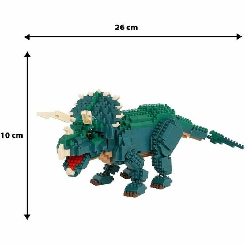 Juguetes construcción niños Nanoblock Triceratops Deluxe