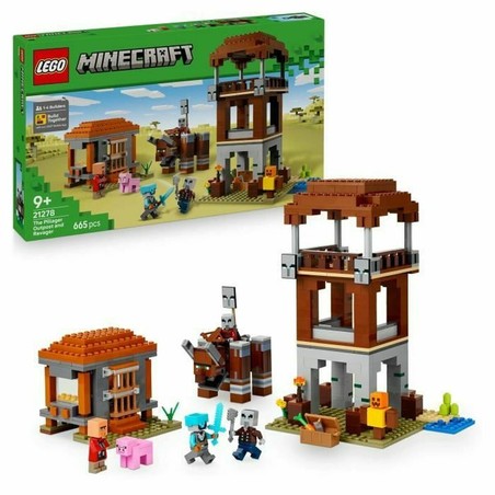 Juguetes construcción niños LEGO Minecraft Puesto Saqueadores