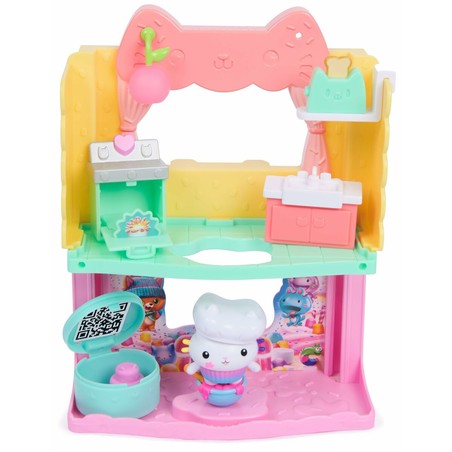 Escena de juego con figura Pastelillo y accesorios