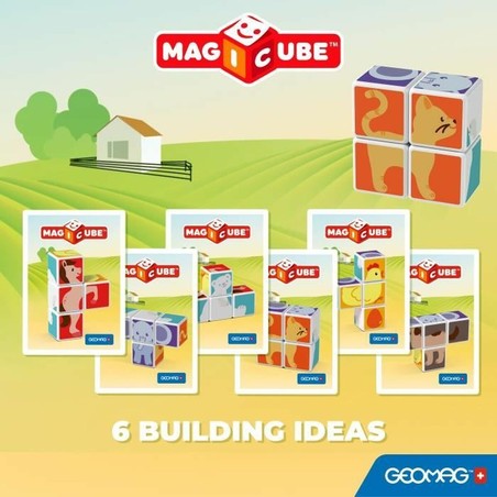 Set construcción educativo Geomag para motricidad fina