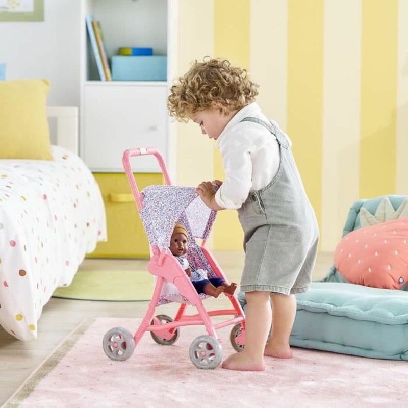 Carrito para muñecas Corolle con diseño clásico, ideal para bloques construcción infantiles de juego