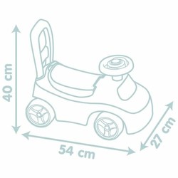 correpasillos niños smoby blanco con asiento 2