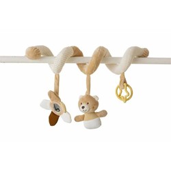 Peluche oso infantil espiral beige