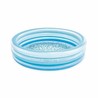 Piscina hinchable niños Intex azul y blanca en jardín