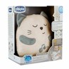 Peluche con sonido bebé Chicco Gato Blanco, suave y seguro