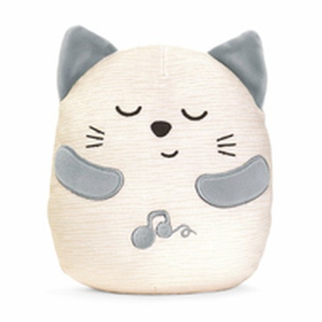 Peluche Chicco para cuna, diseño de gato blanco unisex