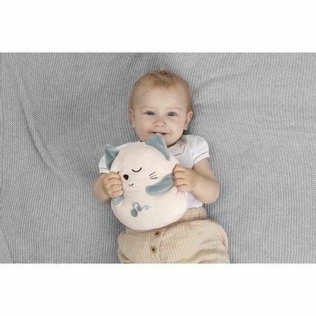 Peluche Chicco Gato Blanco, frontal del juguete