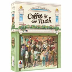Juegos mesa niños Asmodee Coffee Rush, juego de estrategia divertido