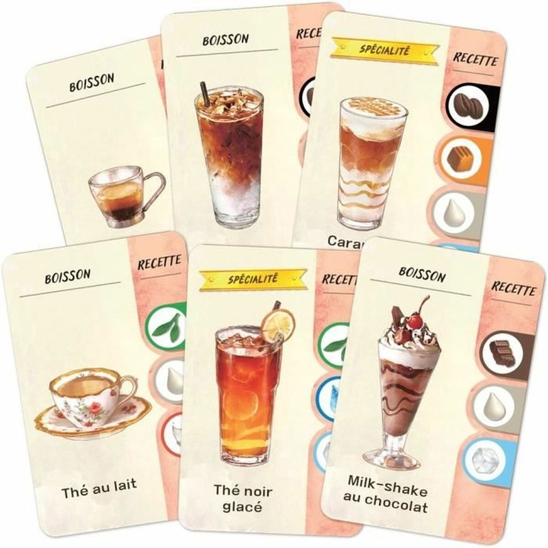 Juego memoria infantil y estrategia, Coffee Rush para pequeños estrategas