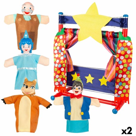 Teatro marionetas infantil Colorbaby con personajes de Pinocho