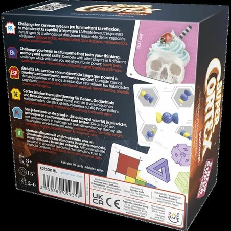 Cartas del juego mesa estrategia Cortex para niños y adultos