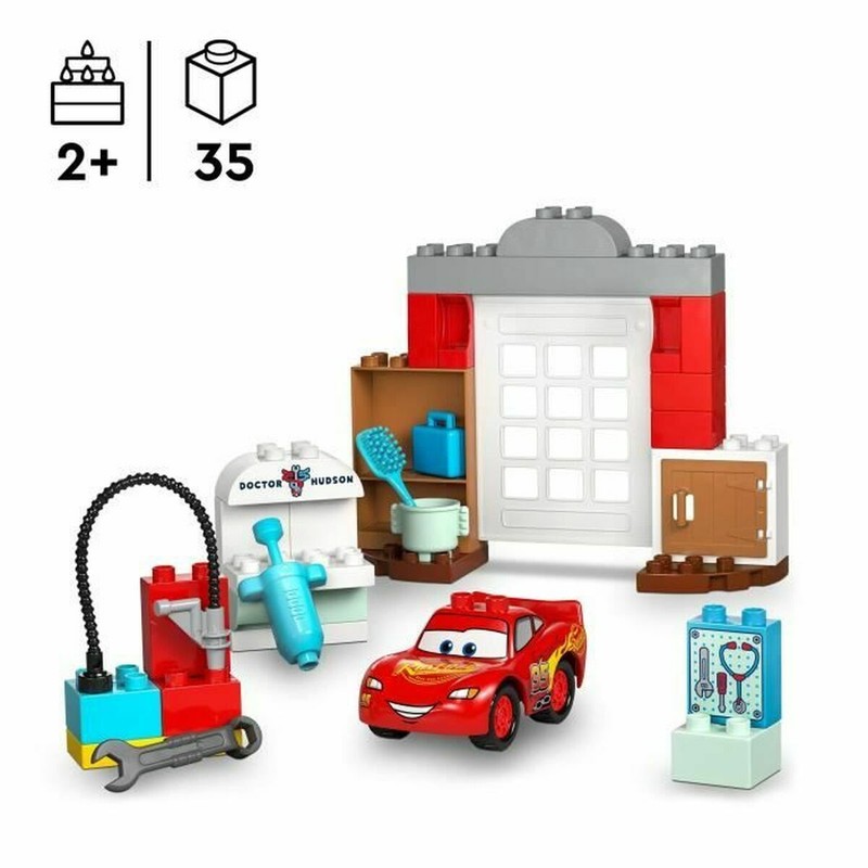 Lego Duplo Cars 10456 para niños pequeños, 35 piezas