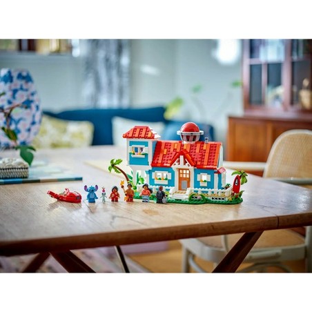Bloques construcción infantiles set casa Lilo Stitch