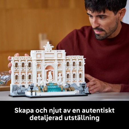 Detalles de esculturas en el LEGO 21062 Fontana de Trevi