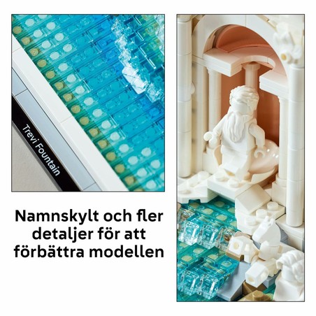 Colección LEGO Architecture Fontana de Trevi, ideal para modelismo