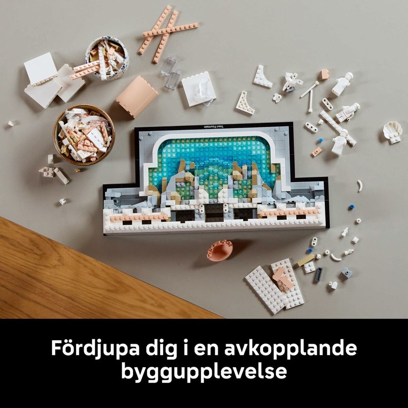 Componentes y piezas del LEGO Fontana de Trevi 21062