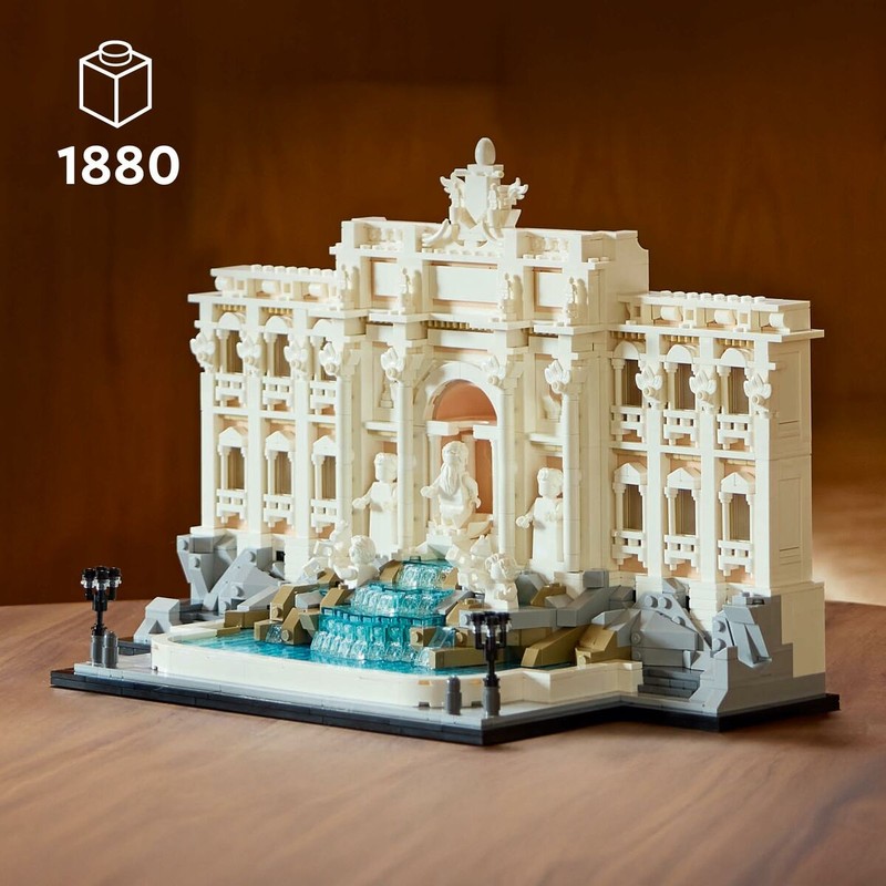Réplica de la Fontana de Trevi para coleccionistas LEGO